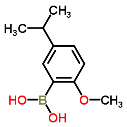 (5-Isopropyl-2-methoxyphenyl)boronic acid Structure