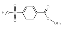 methyl 4-(methylsulfonyl)benzoate Structure