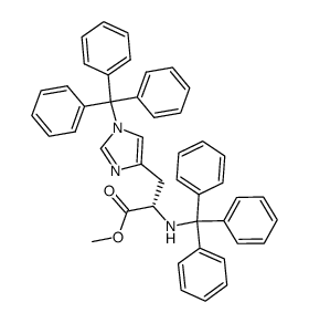 Trt-His(τ-Trt)-OMe Structure