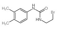 Urea,N-(2-bromoethyl)-N'-(3,4-dimethylphenyl)- structure