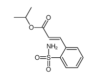 propan-2-yl (E)-3-(2-sulfamoylphenyl)prop-2-enoate Structure