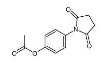 [4-(2,5-dioxopyrrolidin-1-yl)phenyl] acetate结构式