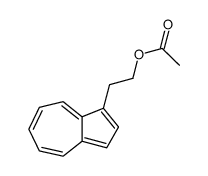 1-Azuleneethanol acetate结构式