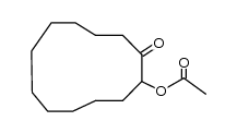 2-Acetoxycyclododecanone结构式