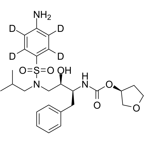 Amprenavir-d4-1 Structure