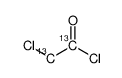 Chloroacetyl chloride-13C2结构式