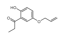 1-(5-(allyloxy)-2-hydroxyphenyl)propan-1-one Structure