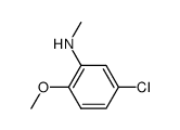 5-chloro-2-methoxy-N-methylaniline Structure