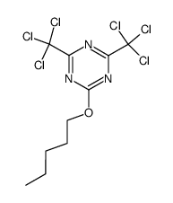 pentyloxy-bis-trichloromethyl-[1,3,5]triazine Structure