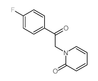 1-[2-(4-fluorophenyl)-2-oxo-ethyl]pyridin-2-one结构式