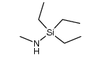 triethyl(methylamino)silane结构式