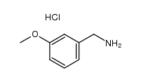 (3-methoxyphenyl)methanamine hydrochloride结构式