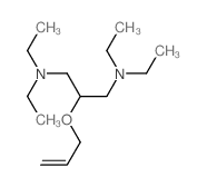 N,N,N,N-tetraethyl-2-prop-2-enoxy-propane-1,3-diamine structure