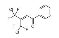 4-chloro-3-[chloro(difluoro)methyl]-4,4-difluoro-1-phenylbut-2-en-1-one Structure