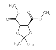 (4S,5S)-2,2-DIMETHYL-1,3-DIOXOLANE-4,5-DICARBOXYLIC ACID DIMETHYL ESTER Structure