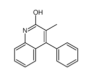 3-methyl-4-phenyl-1H-quinolin-2-one结构式