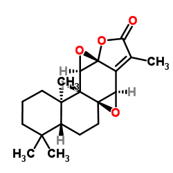 岩大戟内酯B结构式