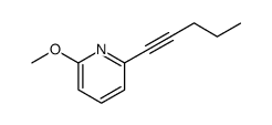 Pyridine, 2-methoxy-6-(1-pentynyl)- (9CI)结构式