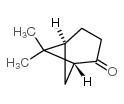 Bicyclo[3.1.1]heptan-2-one,6,6-dimethyl-, (1R,5S)- Structure