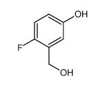 4-Fluoro-3-(hydroxymethyl)phenol structure