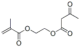 Butanoic acid, 3-oxo-, 2-((2-methyl-1-oxo-2-propenyl)oxy)ethyl ester Structure