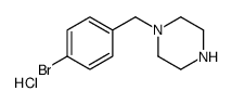 1-(4-Bromobenzyl)piperazine hydrochloride结构式