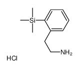 2-(2-trimethylsilylphenyl)ethanamine,hydrochloride Structure