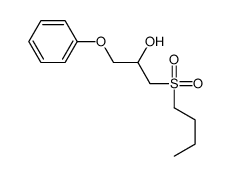 1-butylsulfonyl-3-phenoxypropan-2-ol结构式