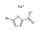 sodium 5-bromo-2-furoate Structure