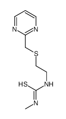 1-methyl-3-[2-(pyrimidin-2-ylmethylsulfanyl)ethyl]thiourea结构式