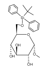 methyl-C6-TBDPS-α-glucopyranoside结构式