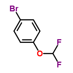 1-Bromo-4-(difluoromethoxy)benzene structure