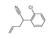 2-(2-Chloro-phenyl)-pent-4-enenitrile Structure