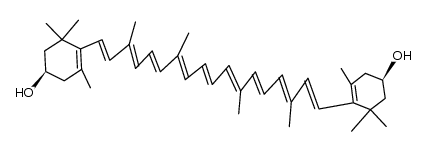 (3R,3'R,9-cis)-b,b-Carotene-3,3'-diol结构式