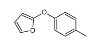 2-(4-methylphenoxy)furan Structure