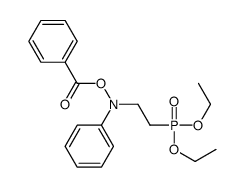 [N-(2-diethoxyphosphorylethyl)anilino] benzoate Structure