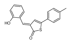 3-[1-(2-Hydroxy-phenyl)-meth-(E)-ylidene]-5-p-tolyl-3H-thiophen-2-one结构式