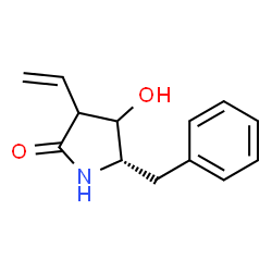 2-Pyrrolidinone, 3-ethenyl-4-hydroxy-5-(phenylmethyl)-, (5S)- (9CI) Structure