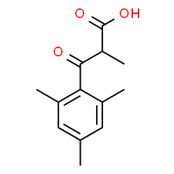 α,2,4,6-Tetramethyl-β-oxobenzenepropionic acid结构式