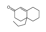 4a-propyl-3,4,5,6,7,8-hexahydronaphthalen-2-one Structure