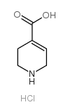 1,2,3,6-四氢-吡啶-4-羧酸盐酸盐结构式