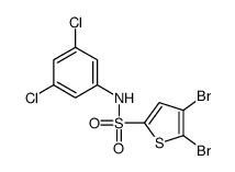 4,5-dibromo-N-(3,5-dichlorophenyl)thiophene-2-sulfonamide Structure