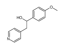 4-[2-Hydroxy-2-(p-methoxyphenyl)ethyl]pyridine Structure