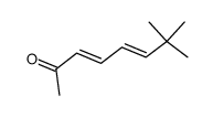 trans,trans-7,7-dimethyl-3,5-octadien-2-one Structure