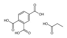 benzene-1,2,4-tricarboxylic acid,propanoic acid Structure