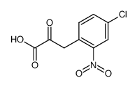 (4-chloro-2-nitro-phenyl)-pyruvic acid Structure