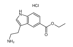 2-(5-carboethoxy-1H-indol-3-yl)ethylamine hydrochloride Structure