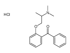 1-(2-benzoylphenoxy)propan-2-yl-dimethylazanium,chloride结构式