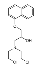 1-(双(2-氯乙基)氨基)-3-(萘-1-基氧基)丙-2-醇图片