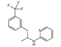 Phenethylamine, alpha-methyl-N-(2-pyridyl)-m-trifluoromethyl-结构式